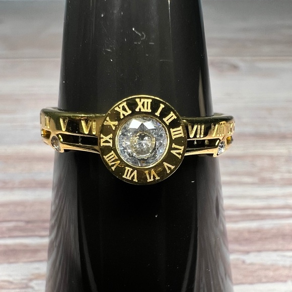 Roman Numeral and CZ Ring - Picture 8 of 8